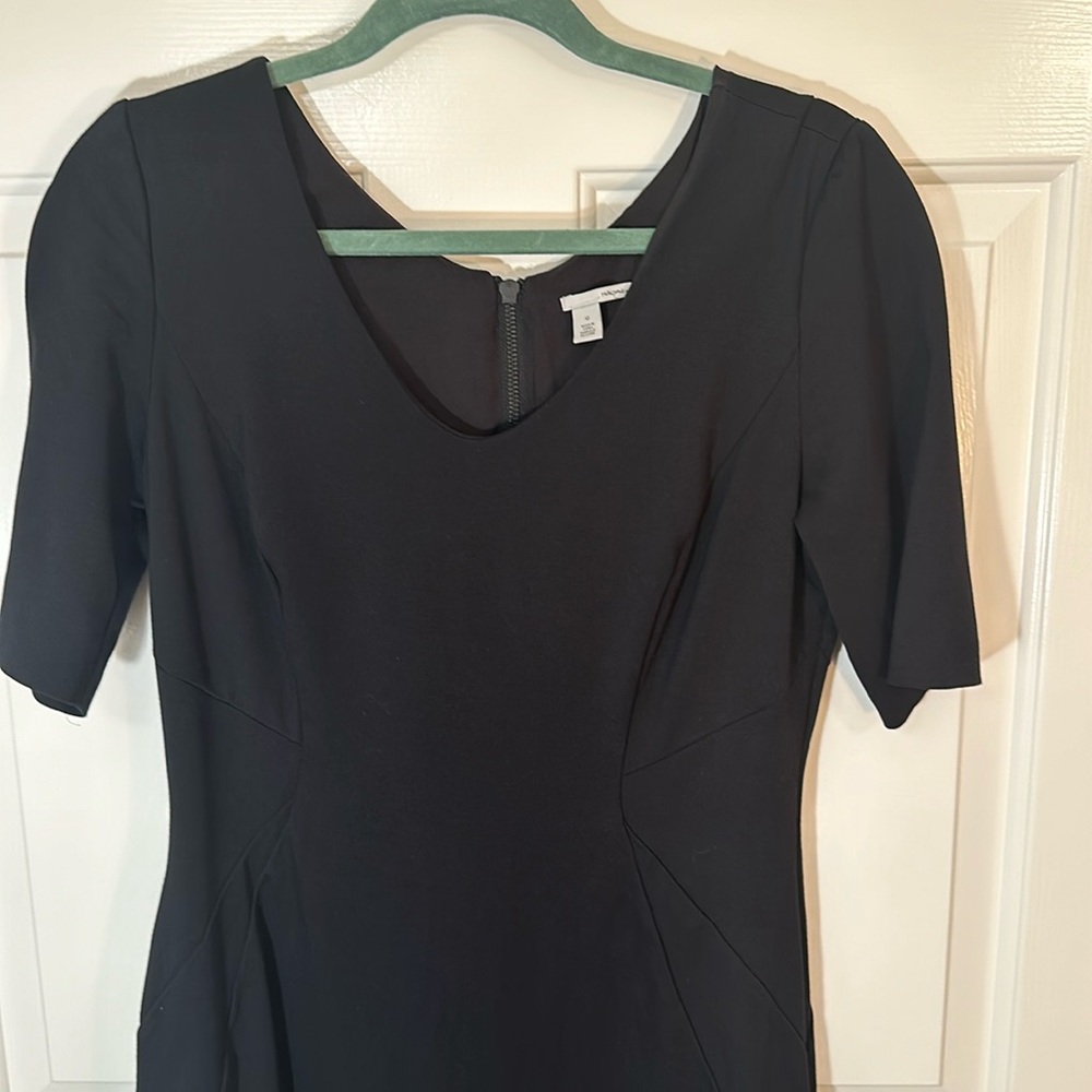 Classy Black Knit Halogen Dress